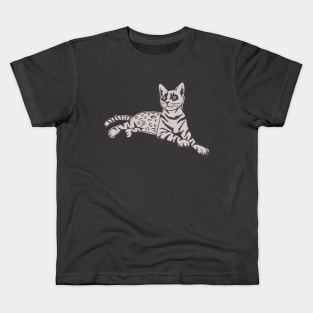 Bengal Cat :: Canines and Felines Kids T-Shirt